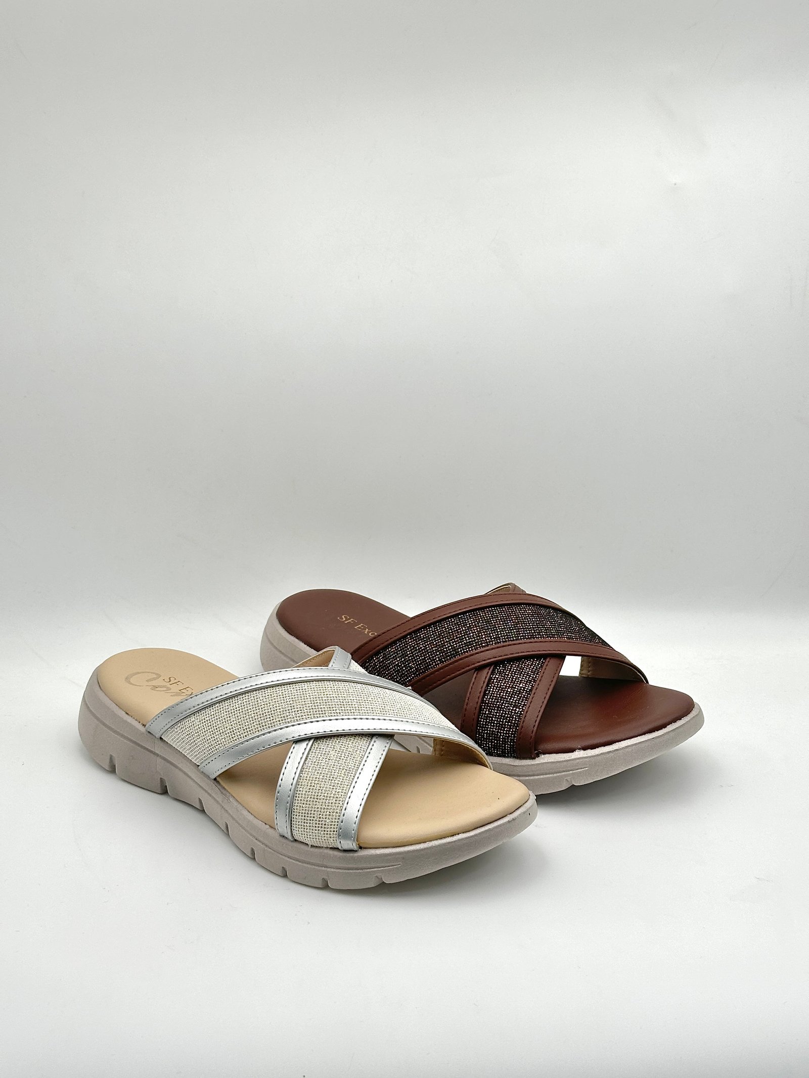 SF Excellent Kasut Perempuan Slip-on Sandals 8012