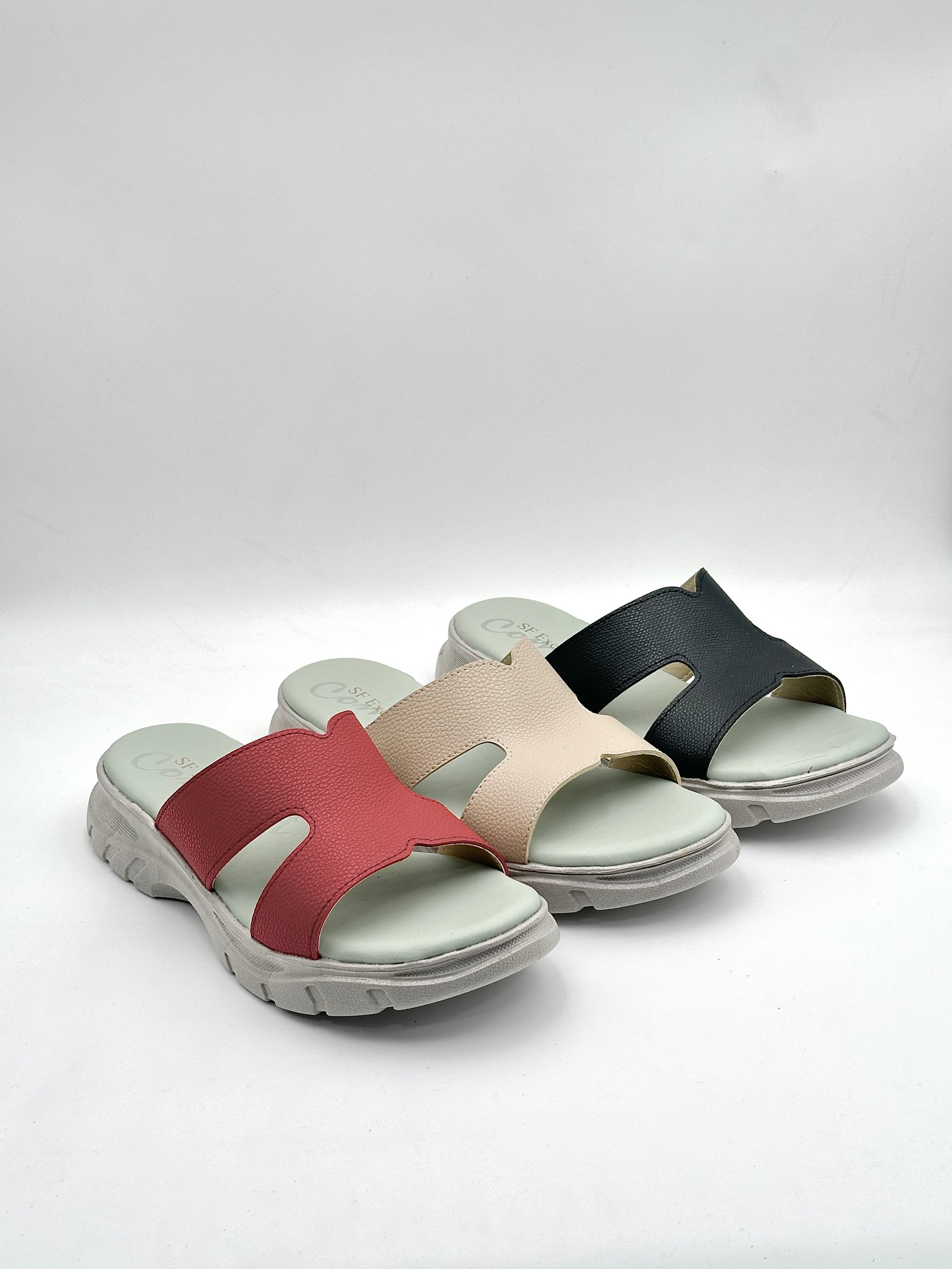 SF Excellent Kasut Perempuan Slip-on Sandals 8016